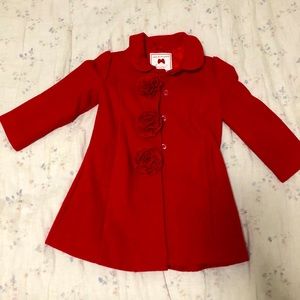 Red Wool Coat Janie and Jack